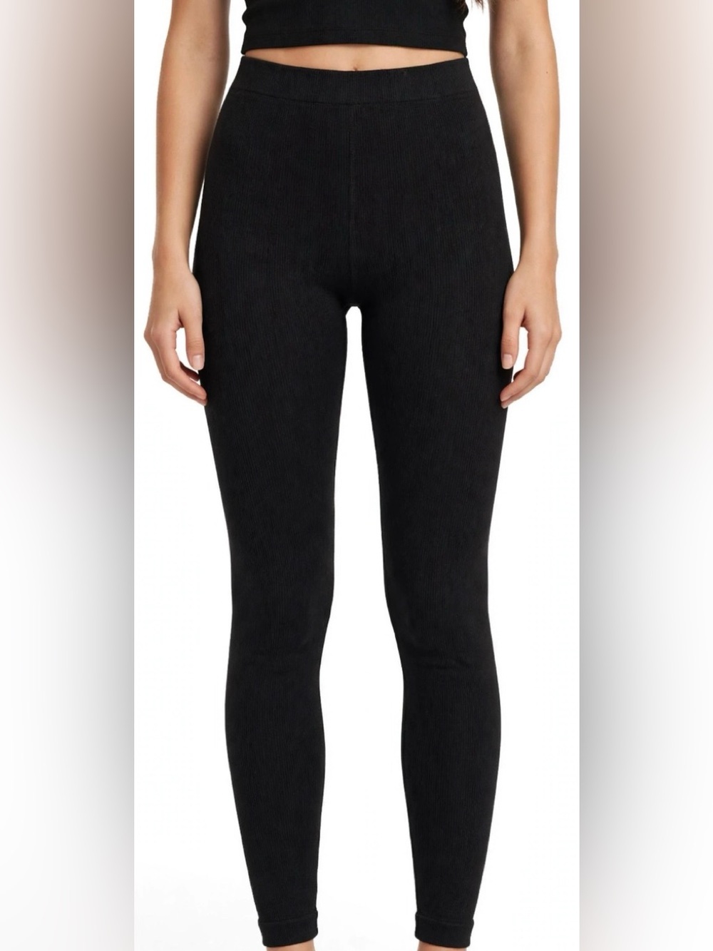 Forever 21 sweater-knit ponte legging /thick knit leggings NDS Size L